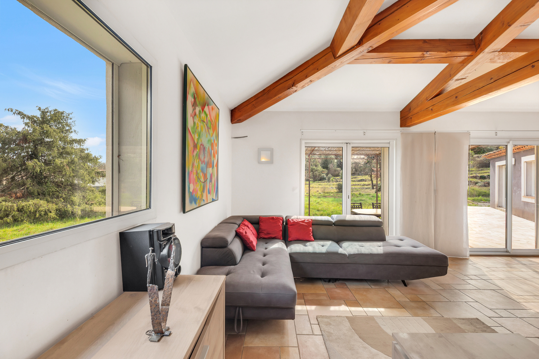 Villa de plain pied grand terrain